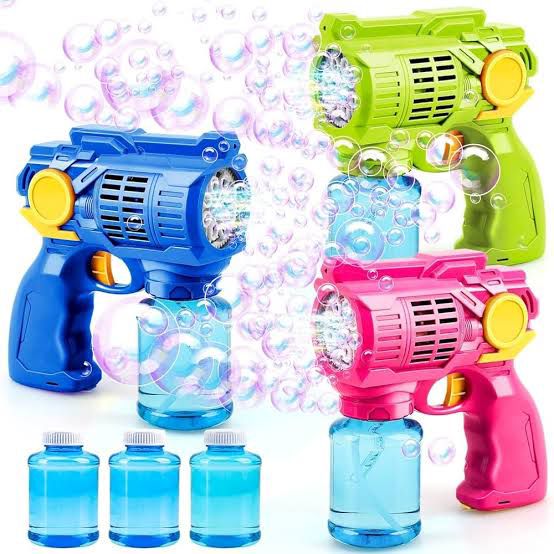 Magic bubble gun blower . include bubble liquid