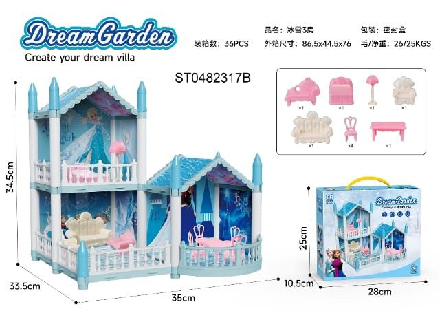 miniatures doll house for girls build your dream villa