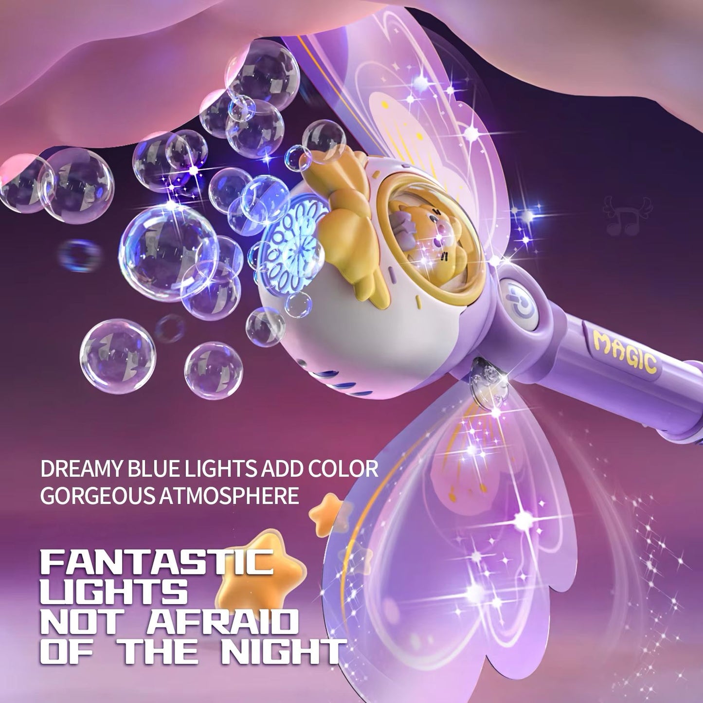 electric lights bubble wands for girls kids . sticky angel wands