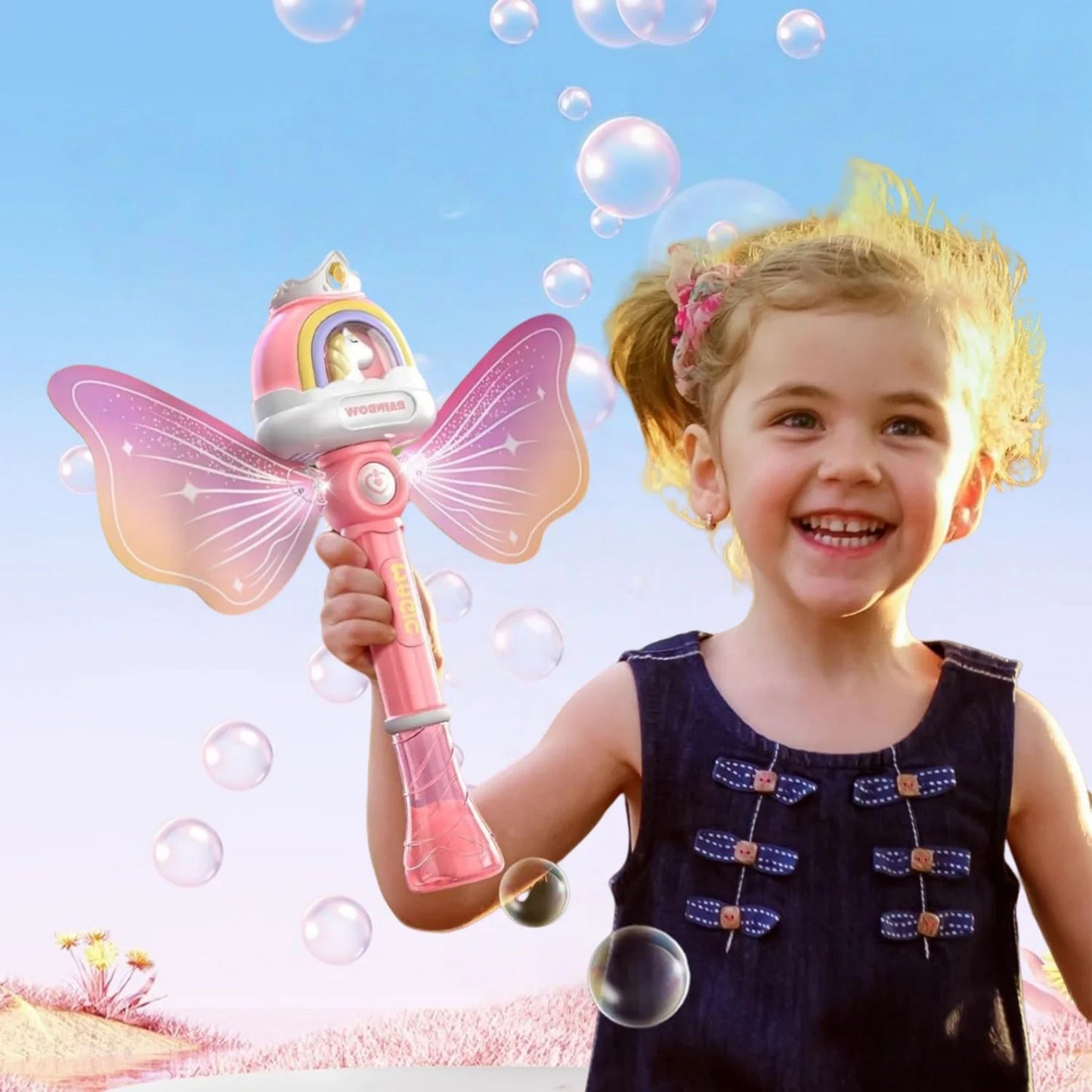 electric lights bubble wands for girls kids . sticky angel wands