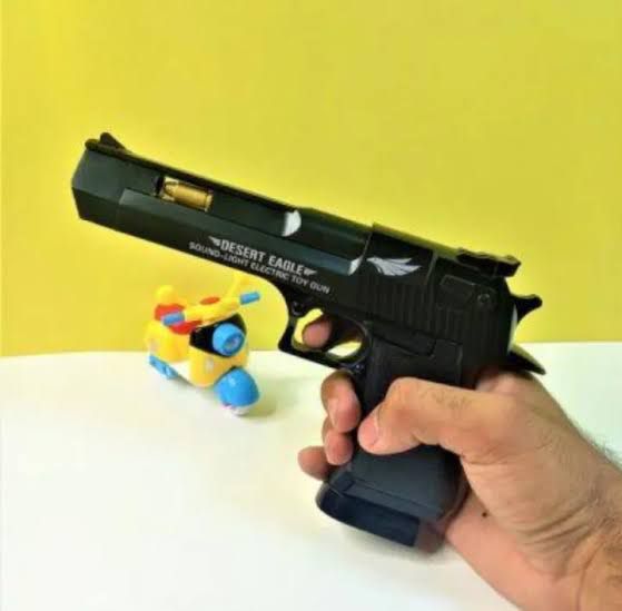 Light Electric toy pistol with fortnite sound blaster