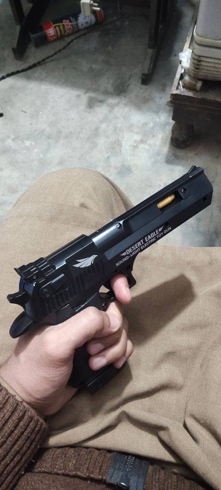 Light Electric toy pistol with fortnite sound blaster